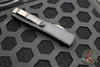 Microtech Ultratech OTF Knife- Hellhound Edge- Black Handle With No Logo- DLC Blade Black Hardware 119-1 DLCTS 01/2021 SN115