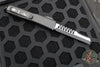 Microtech Ultratech OTF Knife- Hellhound Razer- Carbon Fiber Handle Top- Black Blade 119R-1CFS