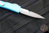 Microtech Ultratech OTF Knife- Bayonet Edge- Turquoise Handle- Apocalyptic Blade 120-10 APTQ