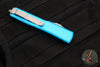Microtech Ultratech OTF Knife- Bayonet Edge- Turquoise Handle- Apocalyptic Blade 120-10 APTQ