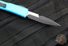 Microtech Ultratech OTF Knife- Bayonet Edge- Turquoise Handle- Black Part Serrated Blade 120-2 TQ