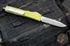 Microtech Ultratech OTF Auto Knife- Single Edge- OD Green Handle- Apocalyptic Part Serrated Blade 121-11 APOD