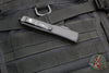 Microtech Ultratech OTF Knife- Single Edge- Frag Pattern Tan G-10 Top- Black Plain Edge Blade 121-1 FRGTTAS
