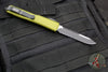 Microtech Ultratech OTF Knife- Single Edge- OD Green Handle- Part Serrated Blade 121-2 OD