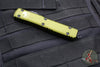 Microtech Ultratech OTF Knife- Single Edge- OD Green Handle- Part Serrated Blade 121-2 OD