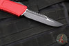 Microtech Combat Troodon Gen III OTF Knife- Interceptor Edge- Red Handle- Black Blade 1217-1 RDS