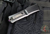 Microtech Combat Troodon Gen III OTF Knife- Hellhound Edge- Black Handle- Baker Forge Blued Damascus- 1219-16 MS3