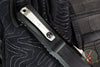 Marfione Custom Knives- Combat Troodon Gen III OTF Knife- Hellhound Edge- Black Handle- Mirror Polished Blade- Flamed Accent 1219-HHMPBKAFL-MCK
