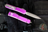 Microtech Ultratech OTF Knife- Double Edge- Distressed Violet Handle- Apocalyptic Blade 122-10 DVI