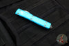 Microtech Ultratech OTF Knife- Double Edge- Turquoise Handle- Stonewash Blade 122-10 TQ