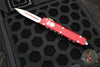 Microtech Ultratech OTF Knife- Double Edge- 2023 Christmas Finished Handle- White Finished Blade 122-1 CMAS