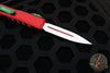 Microtech Ultratech OTF Knife- Double Edge- 2023 Christmas Finished Handle- White Finished Blade 122-1 CMAS