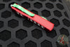 Microtech Ultratech OTF Knife- Double Edge- 2023 Christmas Finished Handle- White Finished Blade 122-1 CMAS