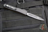 Microtech Ultratech OTF Knife- Double Edge- Frag Pattern Tan G-10 Top- Black Plain Edge Blade 122-1 FRGTTAS