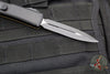 Microtech Ultratech OTF Knife- Double Edge- Frag Pattern Tan G-10 Top- Black Plain Edge Blade 122-1 FRGTTAS