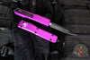 Microtech Ultratech OTF Knife- Double Egde- Violet Handle- Black Blade 122-1 VI
