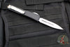 Microtech Ultratech Black Double Edge OTF Knife Satin Full Serrated Blade 122-6