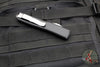 Microtech Ultratech Black Double Edge OTF Knife Satin Full Serrated Blade 122-6