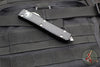 Microtech Ultratech Black Double Edge OTF Knife Satin Full Serrated Blade 122-6