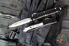 Microtech Ultratech II OTF Knife- Stepped Chassis- Double Edge- Black Handle- Apocalyptic Plain Edge Blade 122II-10 APS