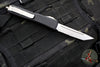 Microtech Ultratech OTF Knife- Tanto Edge- Black Handle- Stonewash Part Serrated Blade 123-11