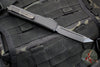 Microtech Ultratech OTF Knife- Shadow Edition- Tanto Edge- Black Handle- Black DLC Plain Edge Blade- Deep Engraved Clip 123-1 DLCTSH