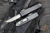 Microtech UTX-85 OTF Knife- GEN IV- Single Edge- Black Handle- Apocalyptic Blade 12314-10 AP