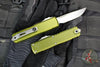 Microtech UTX-85 OTF Knife- GEN IV- Single Edge- OD Green Handle- Stonewash Blade 12314-10 OD