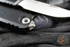 Microtech UTX-85 OTF Knife- GEN IV- Single Edge- Black Handle- Stonewash Blade 12314-10