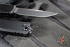 Microtech UTX-85 OTF Knife- GEN IV- Single Edge- Tactical- Black Handle- Black Blade 12314-1 T
