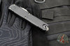 Microtech UTX-85 OTF Knife- GEN III- Double Edge- Black Handle- Stonewash Blade 1232-10
