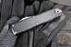 Microtech UTX-85 OTF Knife- GEN IV- Double Edge- Black Handle- Apocalyptic Finished Part Serrated Blade 12324-11 AP