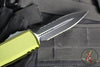Microtech UTX-85 OTF Knife- GEN IV- Double Edge- OD Green Handle- Black Part Serrated Blade 12324-2 OD