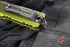 Microtech UTX-85 OTF Knife- GEN IV- Double Edge- OD Green Handle- Black Part Serrated Blade 12324-2 OD