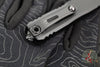 Microtech UTX-85 OTF Knife- GEN IV- Double Edge- Tactical- Black Handle- Black Part Serrated Blade 12324-2 T
