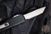 Microtech UTX-85 OTF Knife- GEN IV- Tanto Edge- Black Handle- Apocalyptic Part Serrated Blade 12334-11 AP