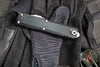 Microtech UTX-85 OTF Knife- GEN IV- Tanto Edge- Black Handle- Apocalyptic Part Serrated Blade 12334-11 AP