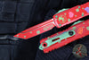 Microtech UTX-85 OTF Knife- GEN IV- Tanto Edge- 2026 St Patricks Day Lucky Charm Edition- LC Finished Handle- LC Finished Blade 12334-1 SPD