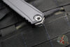 Microtech Cypher II 2024- Single Edge- Black Handle- Apocalyptic Plain Edge Blade 1241-10 AP