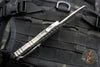 Microtech Cypher II 2024- Single Edge- Natural Clear Finished Handle- Apocalyptic Plain Edge Blade 1241-10 APNC