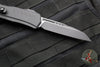 Microtech Cypher II- Tactical- Single Edge- Black Handle- Black Plain Edge Blade 1241-1 T