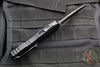 Microtech Cypher II- Tactical- Single Edge- Black Handle- Black Plain Edge Blade 1241-1 T
