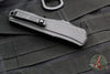 Microtech Cypher II- Tactical- Single Edge- Black Handle- Black Plain Edge Blade 1241-1 T