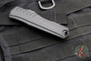 Microtech Cypher II- Tactical- Single Edge- Black Handle- Black Plain Edge Blade 1241-1 T