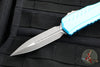 Microtech Cypher II- Double Edge- Turquoise Finished Handle- Apocalyptic Plain Edge Blade 1242-10 APTQ