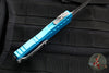 Microtech Cypher II- Double Edge- Turquoise Finished Handle- Apocalyptic Plain Edge Blade 1242-10 APTQ