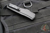 Microtech Cypher II- Double Edge- Tactical- Black Handle- Black Plain Edge Blade 1242-1 T