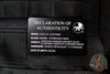 Microtech Halo III- Single Edge- Marfione Select- Clip Point- Black Handle- Stonewash Blade 1250-10 MS1