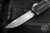 Microtech Scarab II- Single Edge- Black Handle- Apocalyptic Blade 1278-10 AP