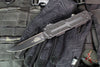 *PRE-OWNED* Microtech Scarab II- Tactical- Single Edge- Black Handle- Black Plain Edge Blade 1278-1 T